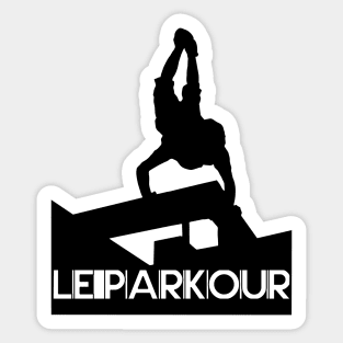 Le Parkour, Traceur - Experience Your Way - Urban Sports Design Sticker